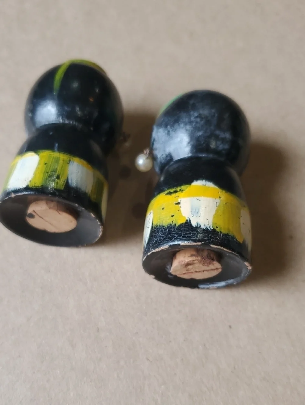 Rare 1950's Disneyland Tiki Adventurland Cruise Salt & Pepper Shaker